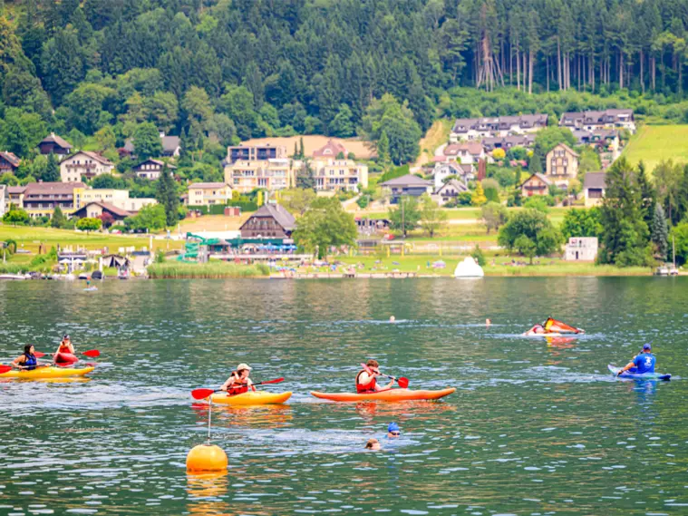 Kajak und SuP am Ossiacher See in der Sportschule Blasge